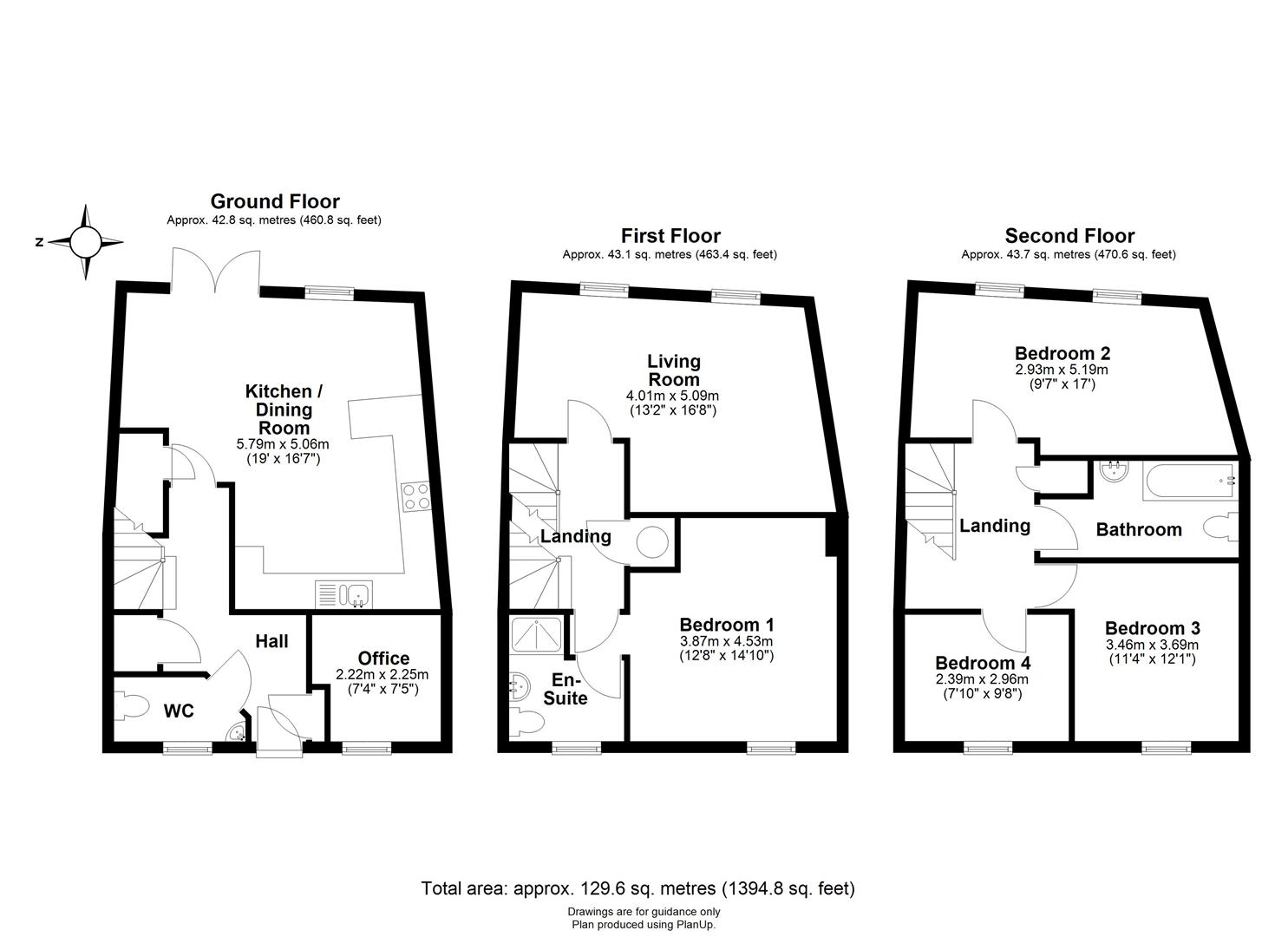 Floor plan Summers Hill Drive, Papworth Everard, Cambridge